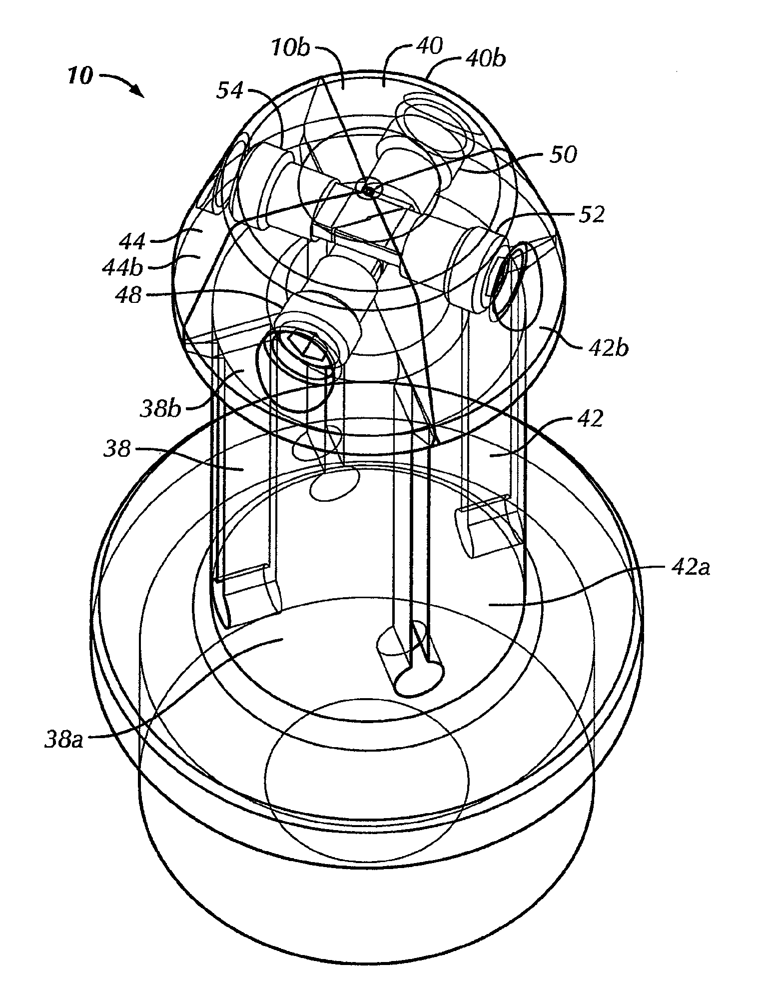 Collet mechanism and method of molding cannula to a syringe barrel