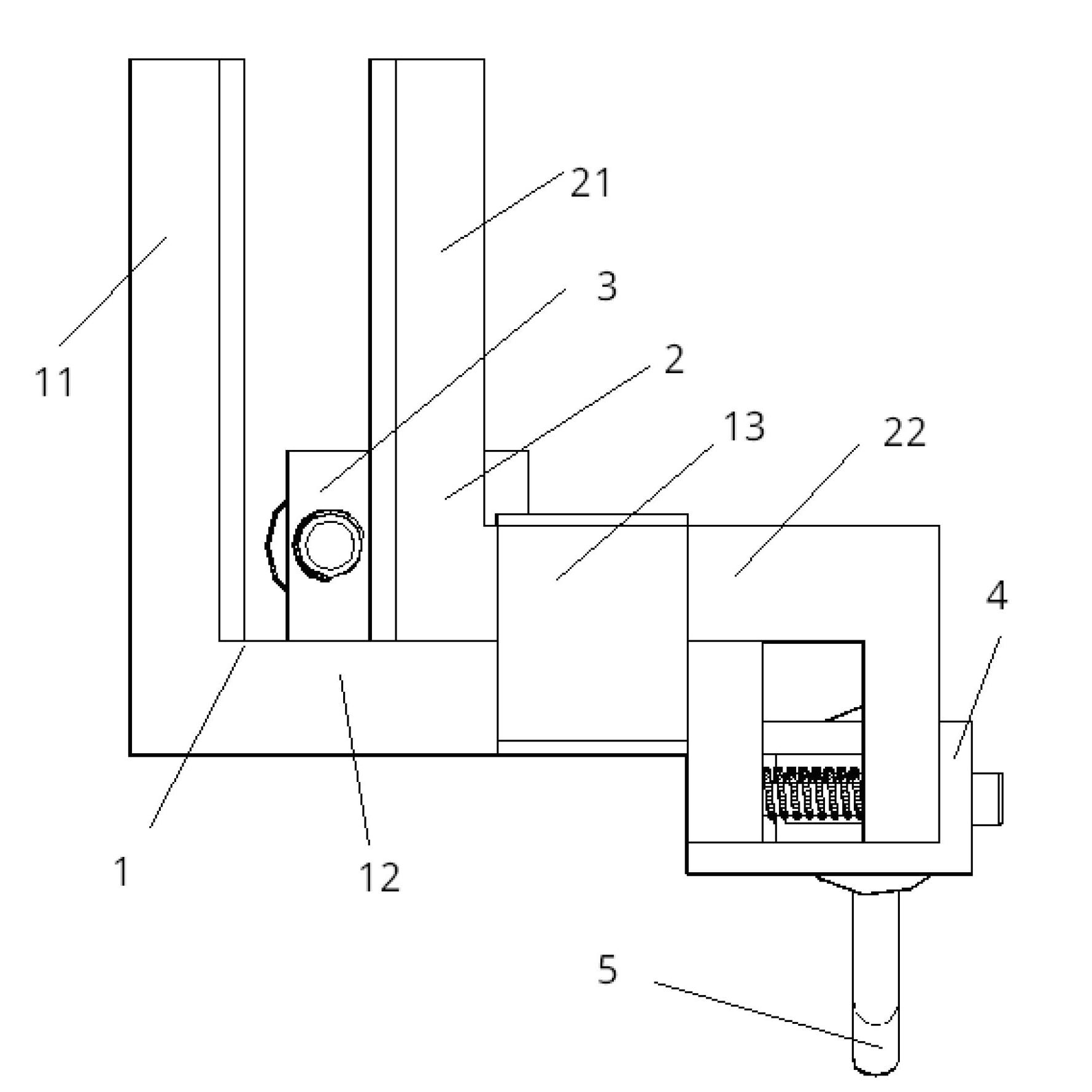 Multi-functional wire clamp leading wire transferring rod
