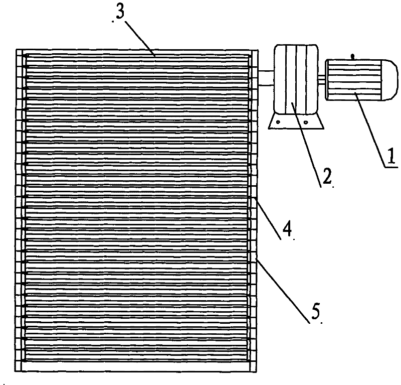 Roller sprocket plate garbage feeder