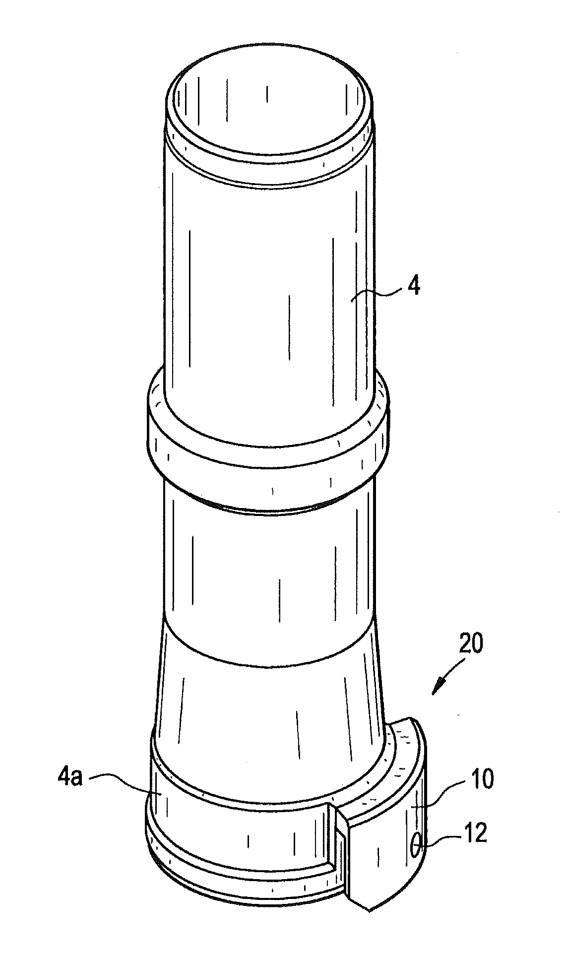 Method and apparatus for a jet pump inlet mixer integral slip joint clamp