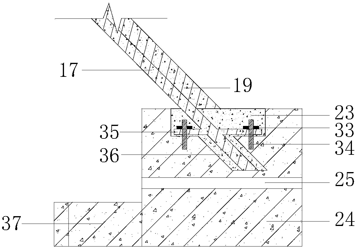 Construction method of splicing widening structure of new and old subgrade light soil based on prefabricated formwork