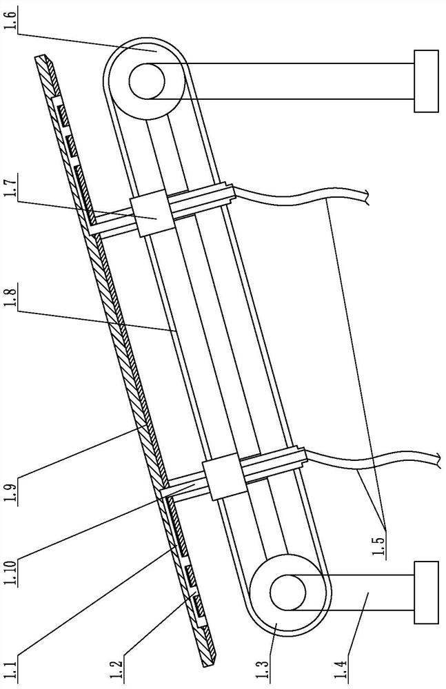 Industrial sandstone aggregate and production device thereof