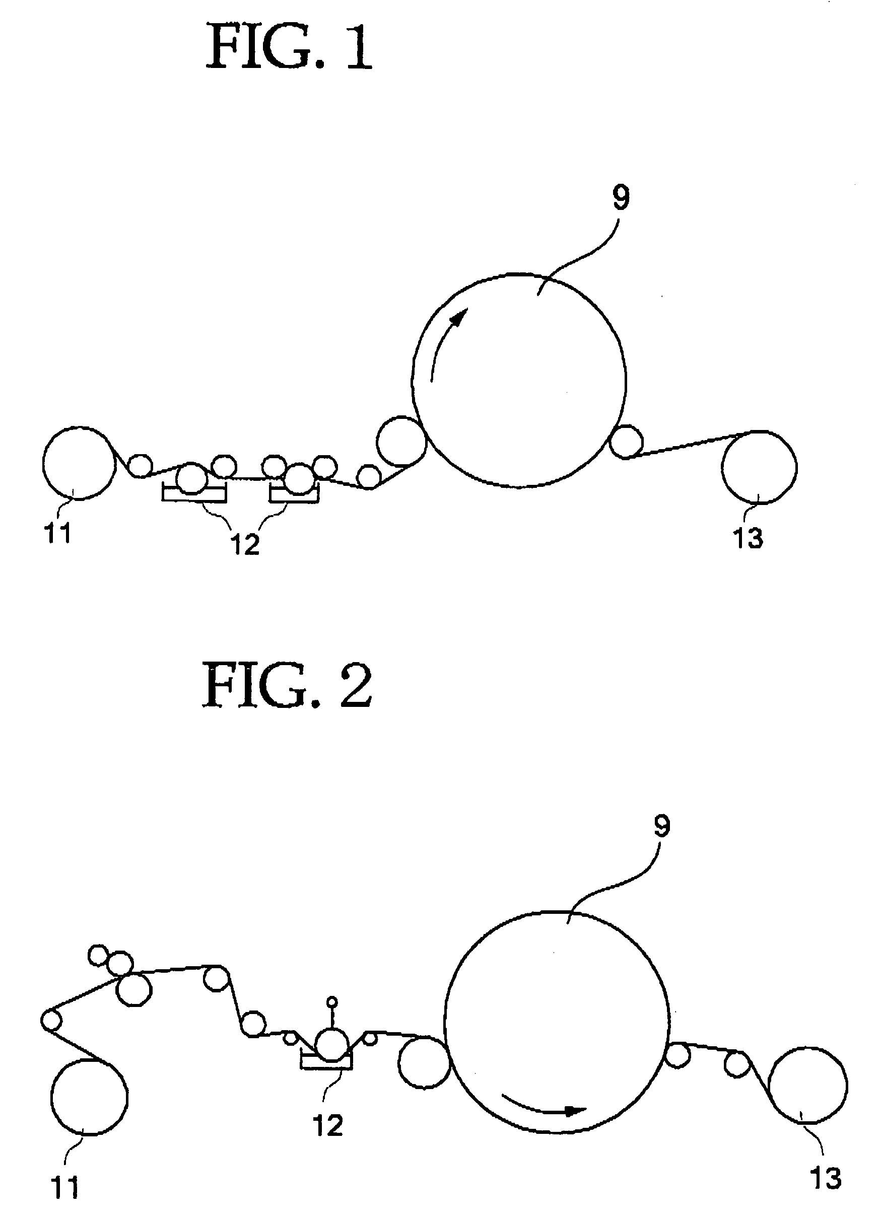 Support for image-recording material and image-recording material