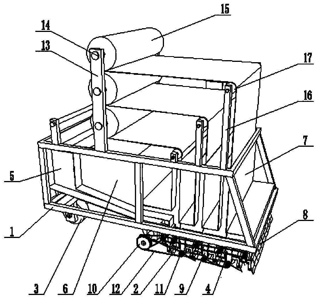 Coil coating body vehicle for site operation of multilayer composite waterproof layer