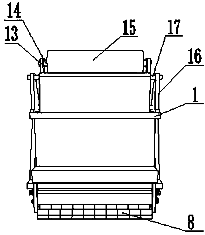 Coil coating body vehicle for site operation of multilayer composite waterproof layer