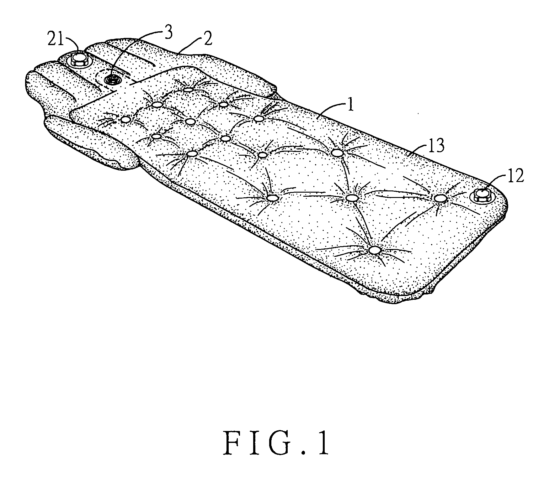 Self inflatable mattress with at least two isolated chambers