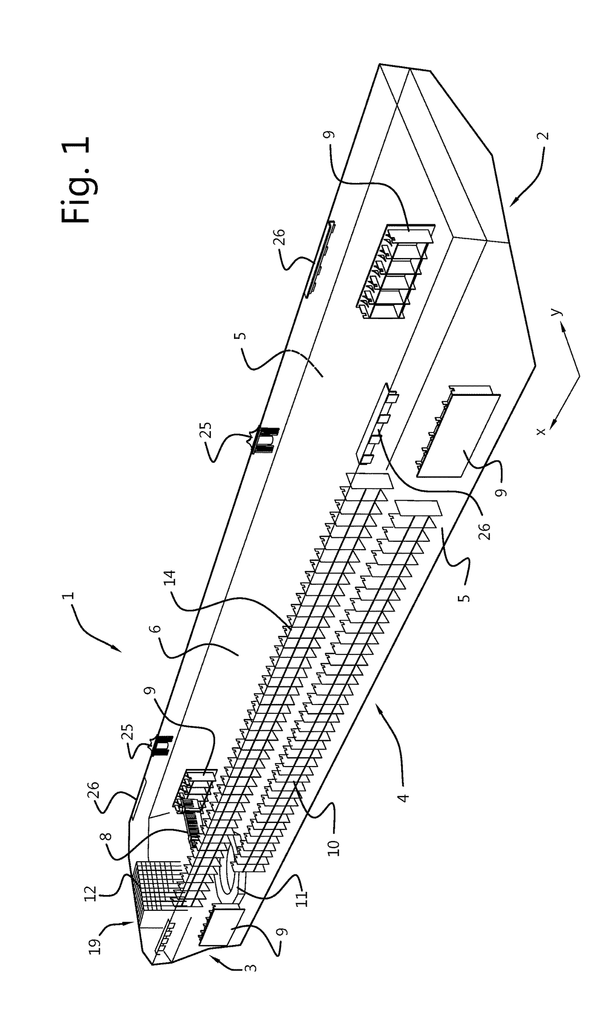 Vessel hull for use as a hull of a floating hydrocarbon storage and/or processing plant, method for producing such a vessel hull, vessel comprising such a vessel hull, as well method for producing such a vessel having such a vessel hull