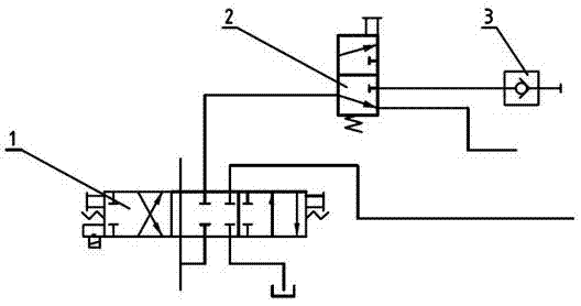 Hydraulic auxiliary coupler loop of backhoe loader