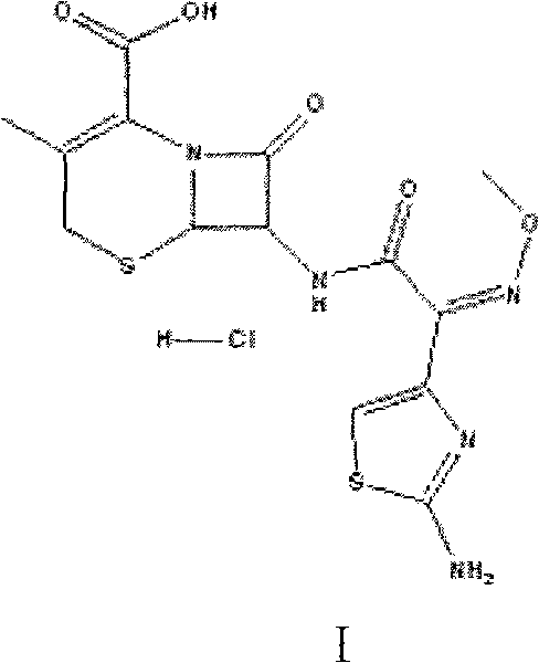 Method for preparing intermediate of cefetamet pivoxil hydrochloride