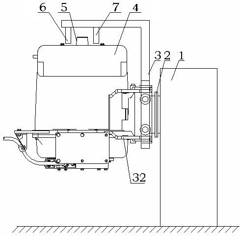 Method and device for measuring axial assembly clearance of motor bearings