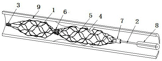 Thrombus extraction support device