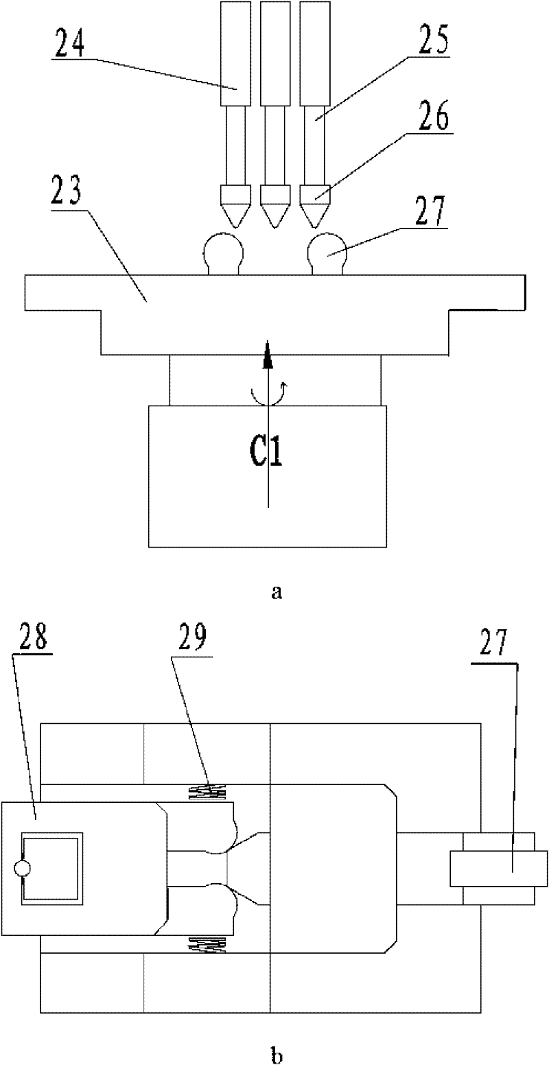 Full-automatic quality detection device of micro drill point for drilling PCB