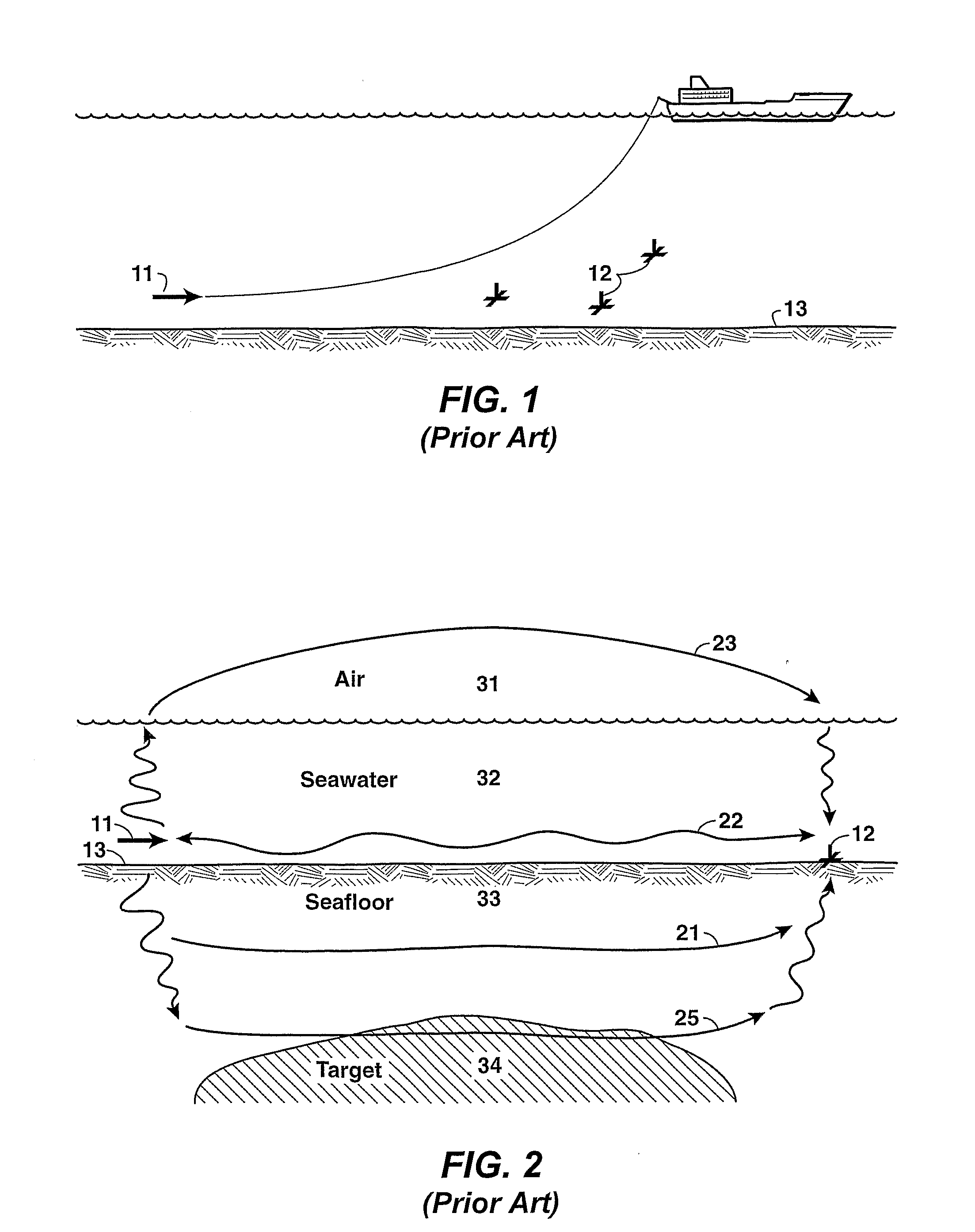 Method for electromagnetic air-wave suppression by active cancellation and shielding