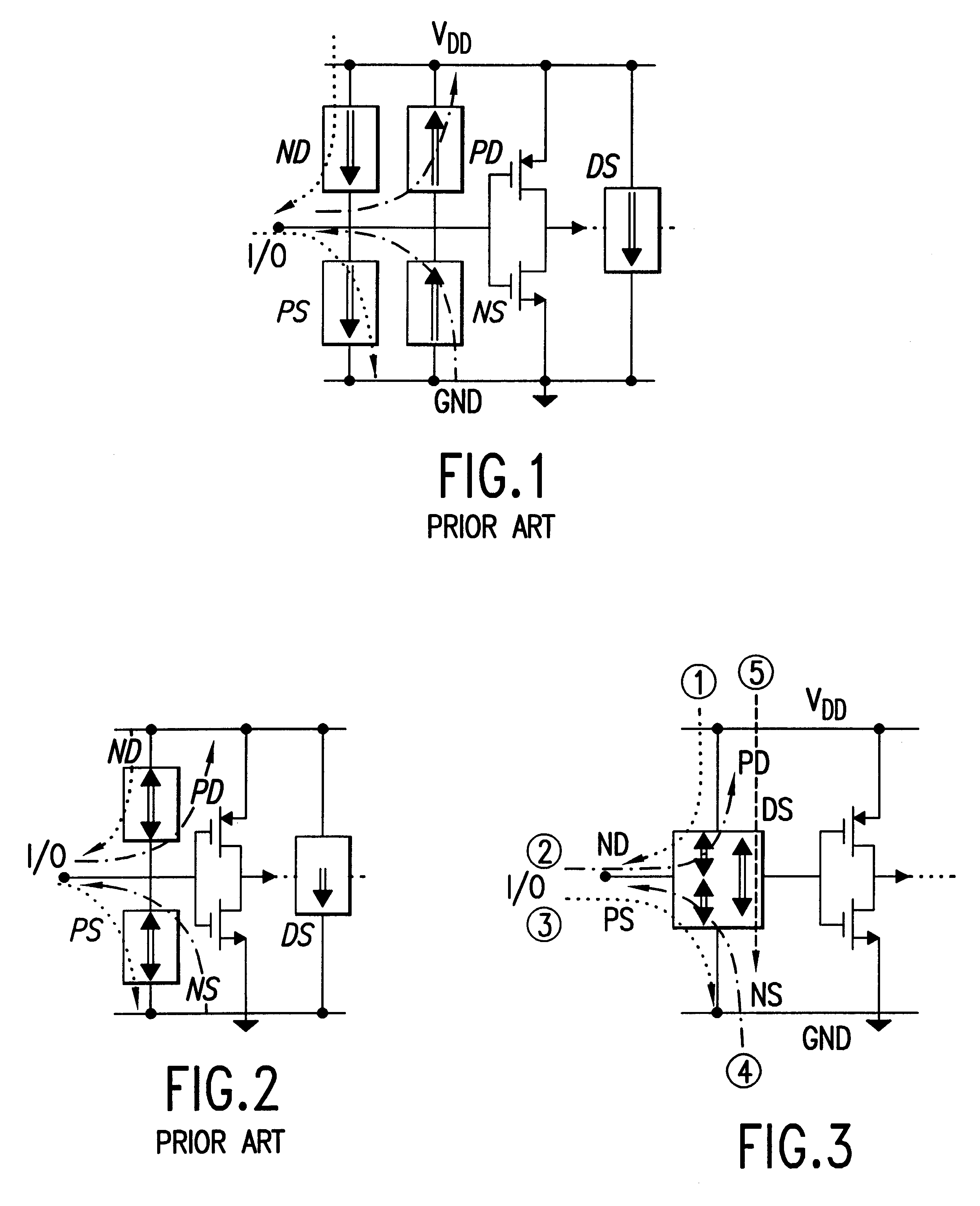 Single structure all-direction ESD protection for integrated circuits