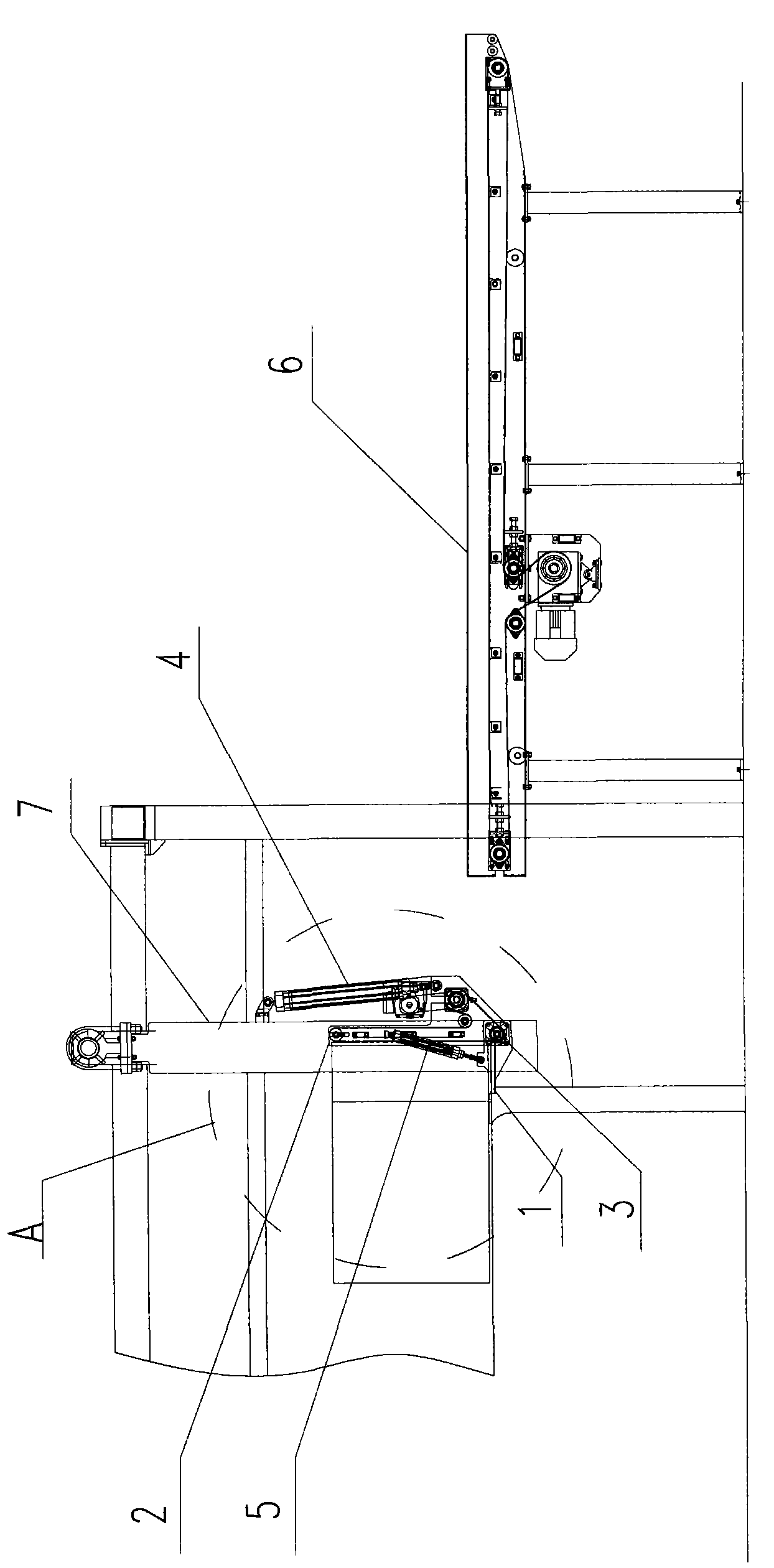 Rotary dumping device and slitter