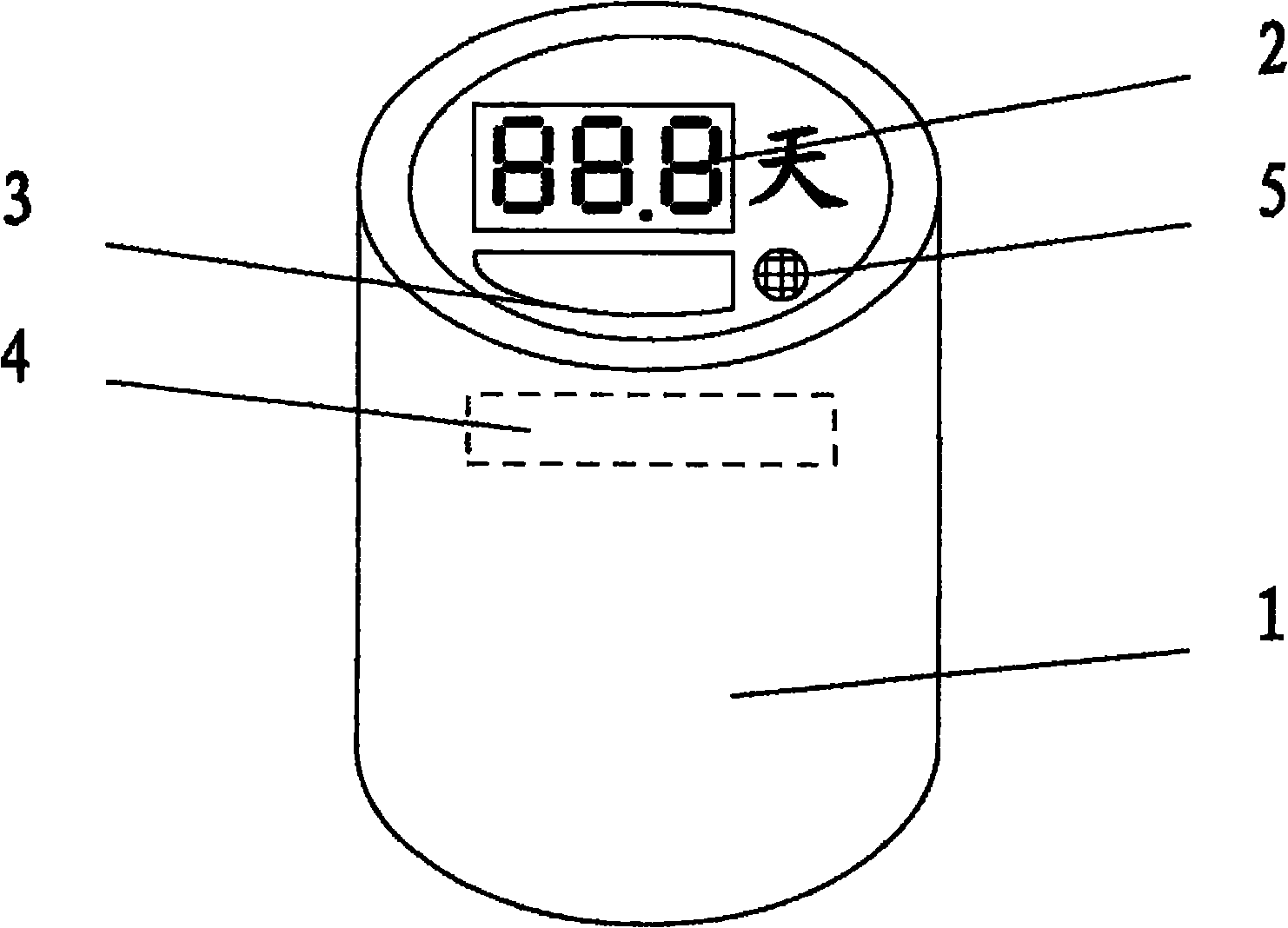 Electronic bottle cap