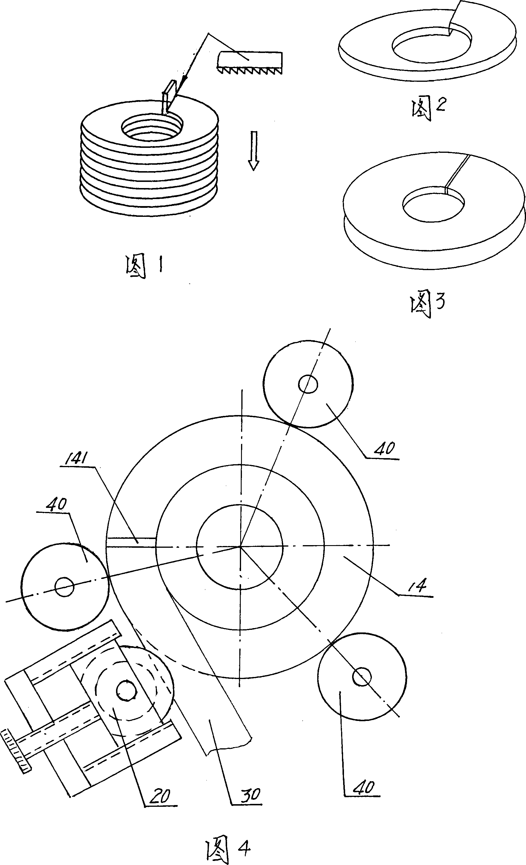 Method for coiling directly metal flange using with strip steel and its coiled equipment