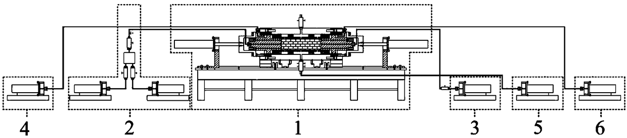 Micro-crack triaxial stress seepage grouting test system and its application method