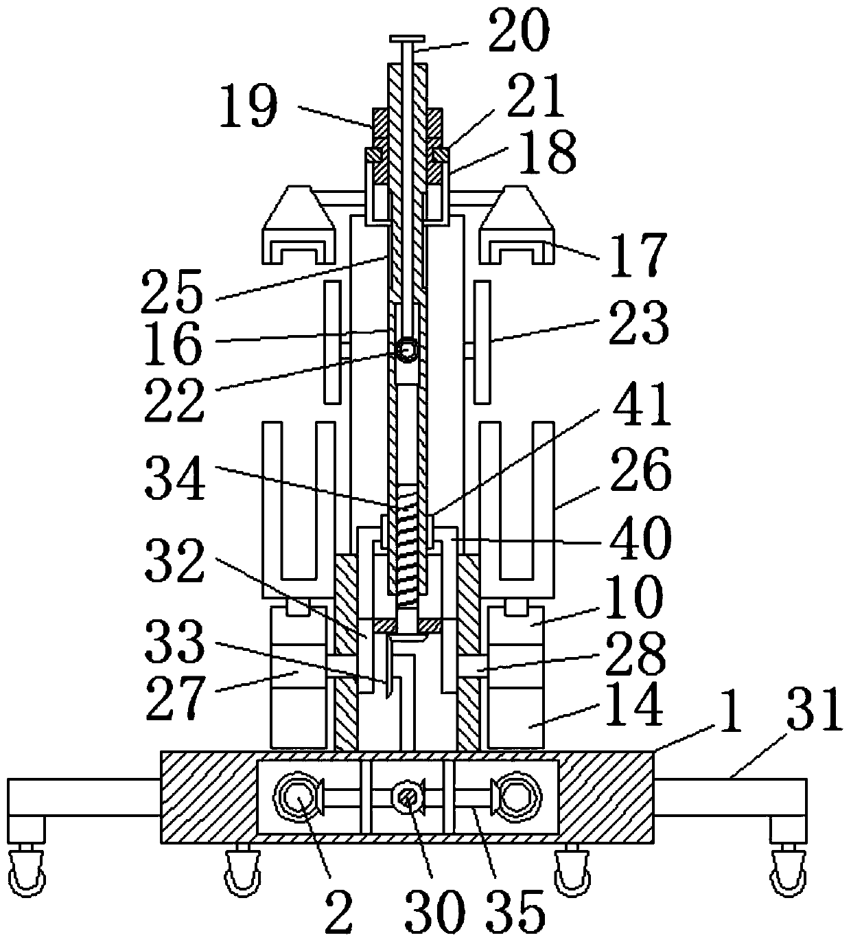 Fragile plate fixable transfer device and operation method thereof