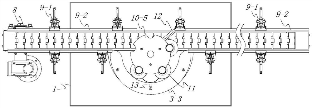 An online light inspection device for case packing machine