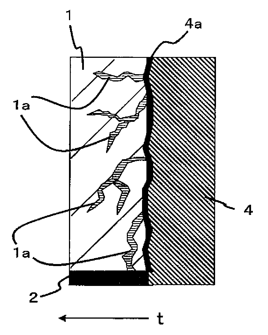 Multi-layer piezoelectric element and method for manufacturing the same