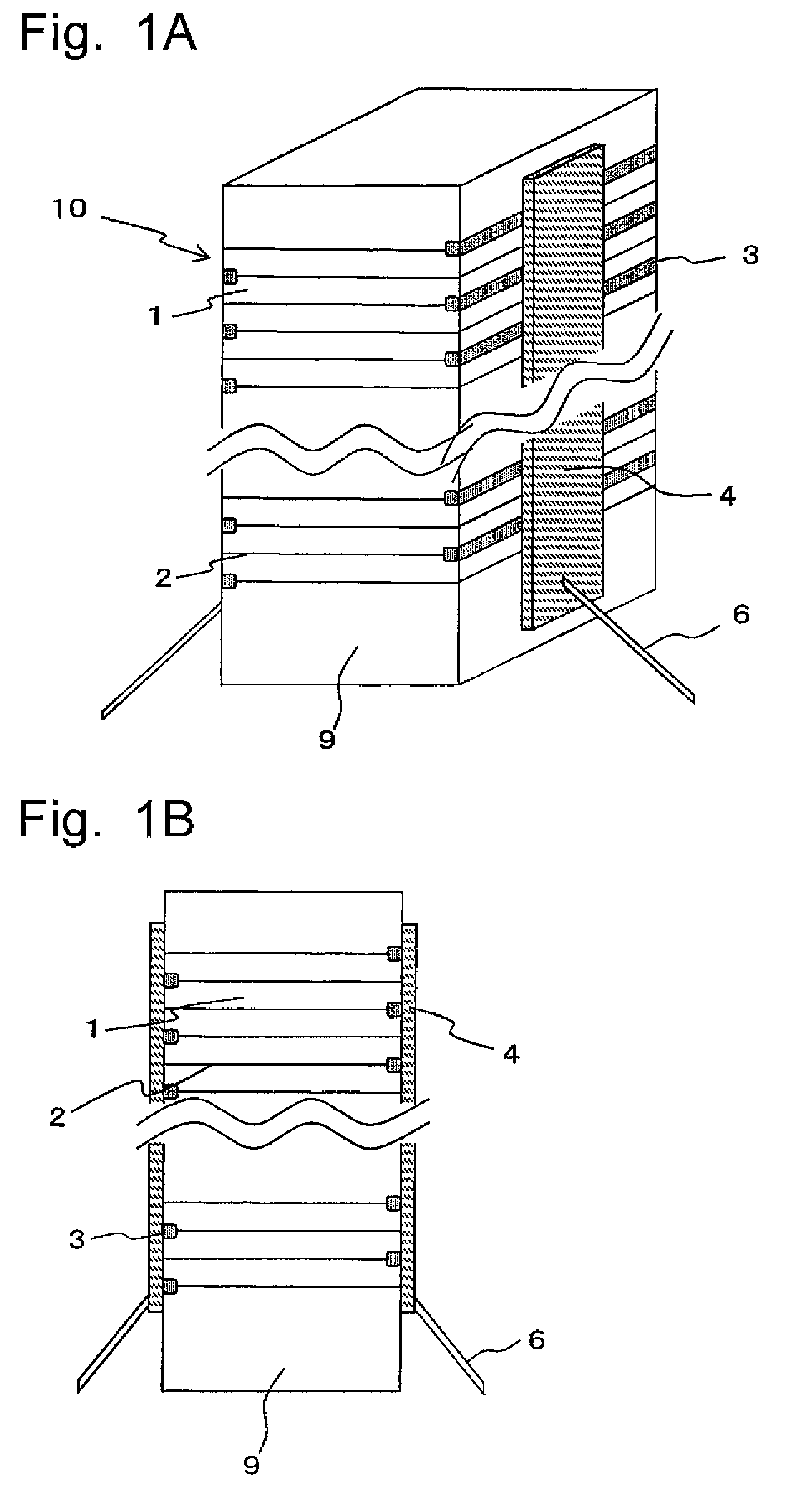 Multi-layer piezoelectric element and method for manufacturing the same