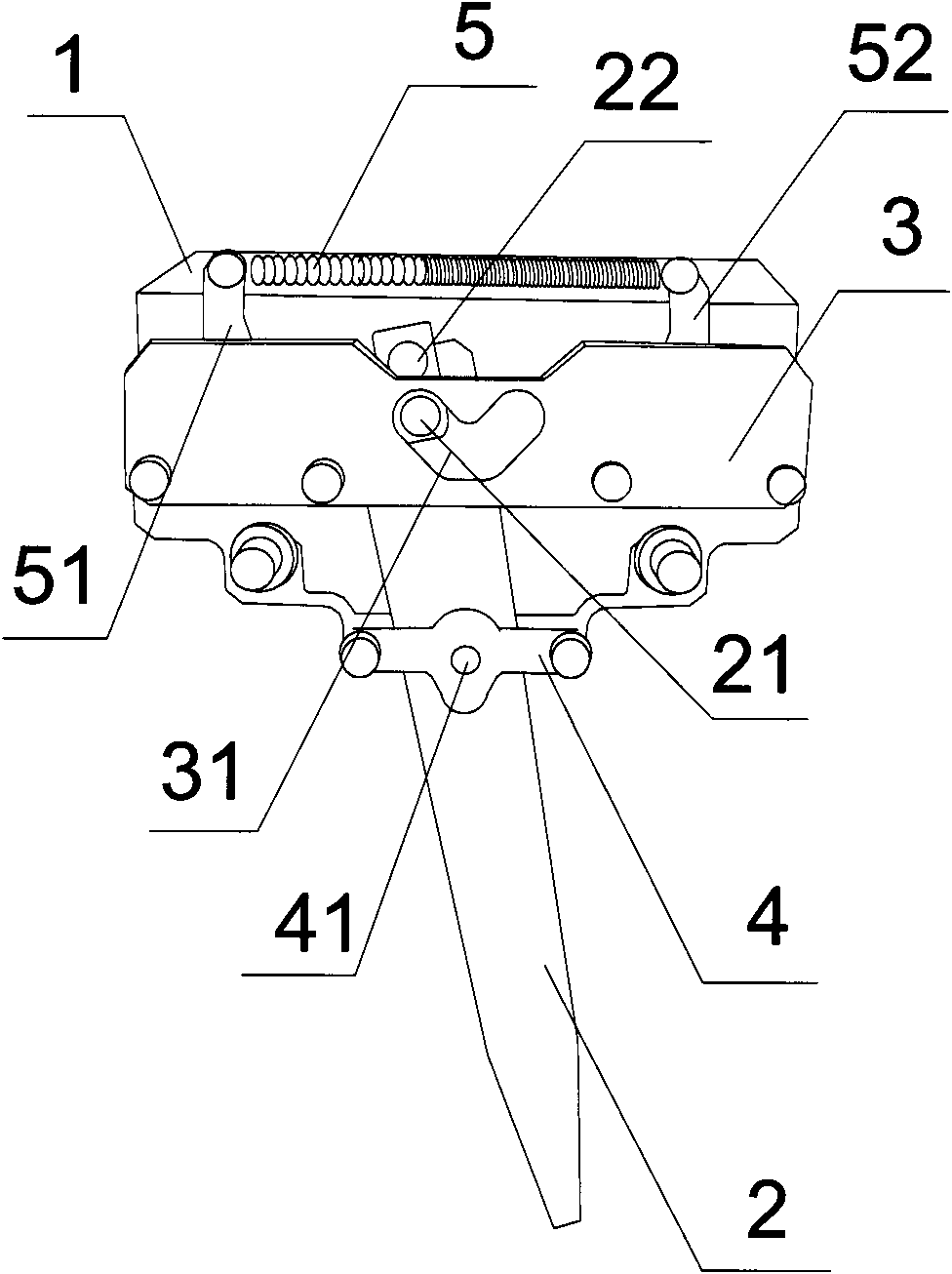 Lead wire deflection device