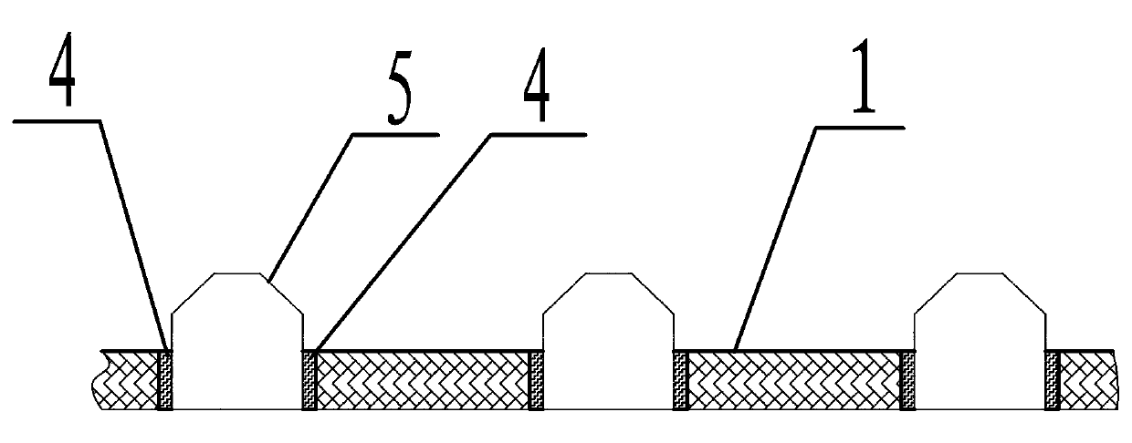 Railway solidified and closed ballast bed and solidification and closing method