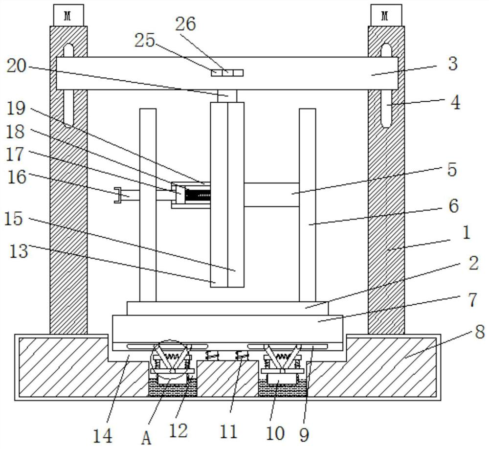 An optical cable torsion test device