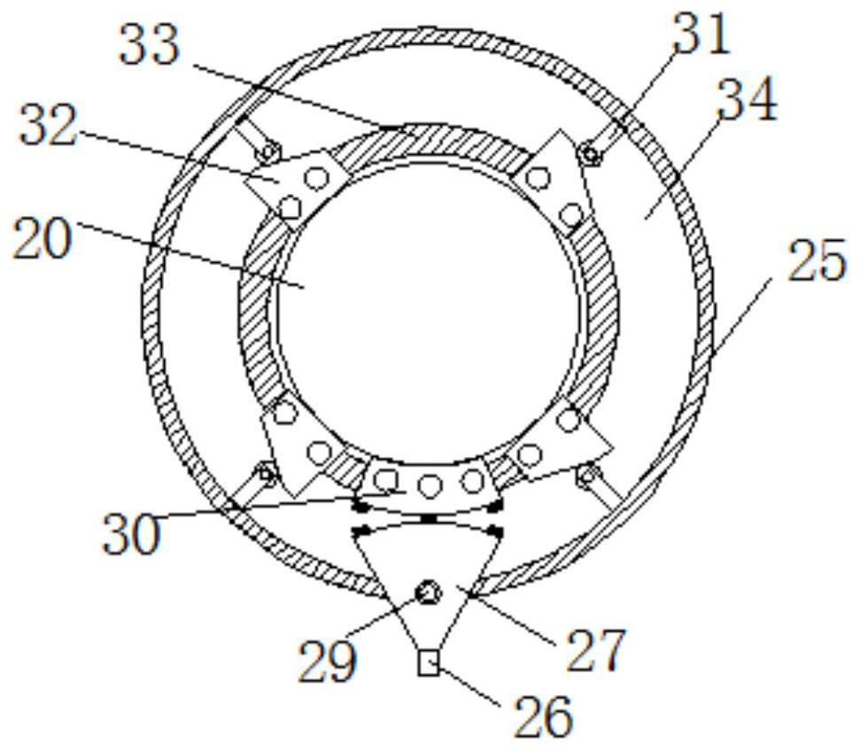 An optical cable torsion test device