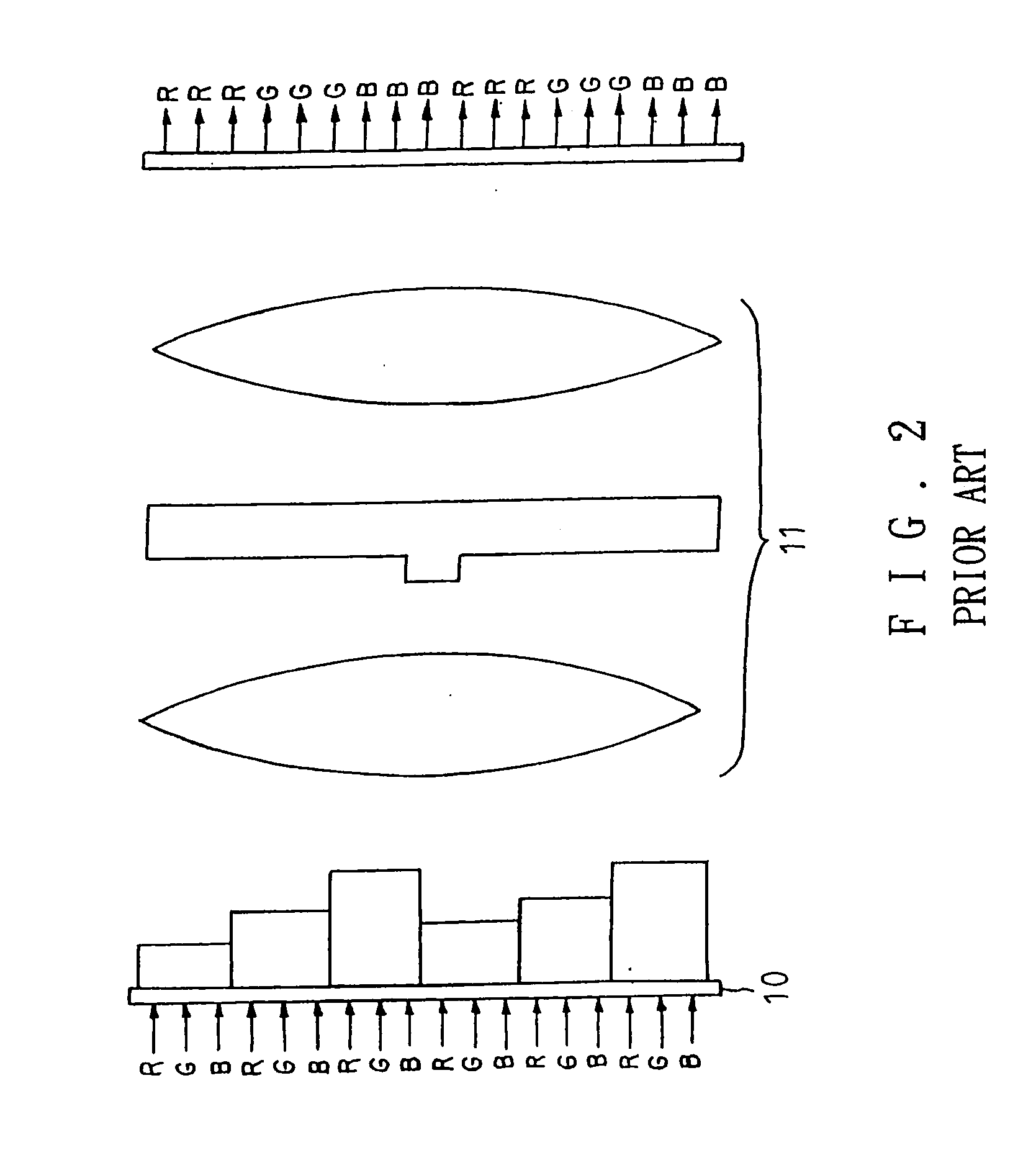 Micro-structure color wavelenght division device