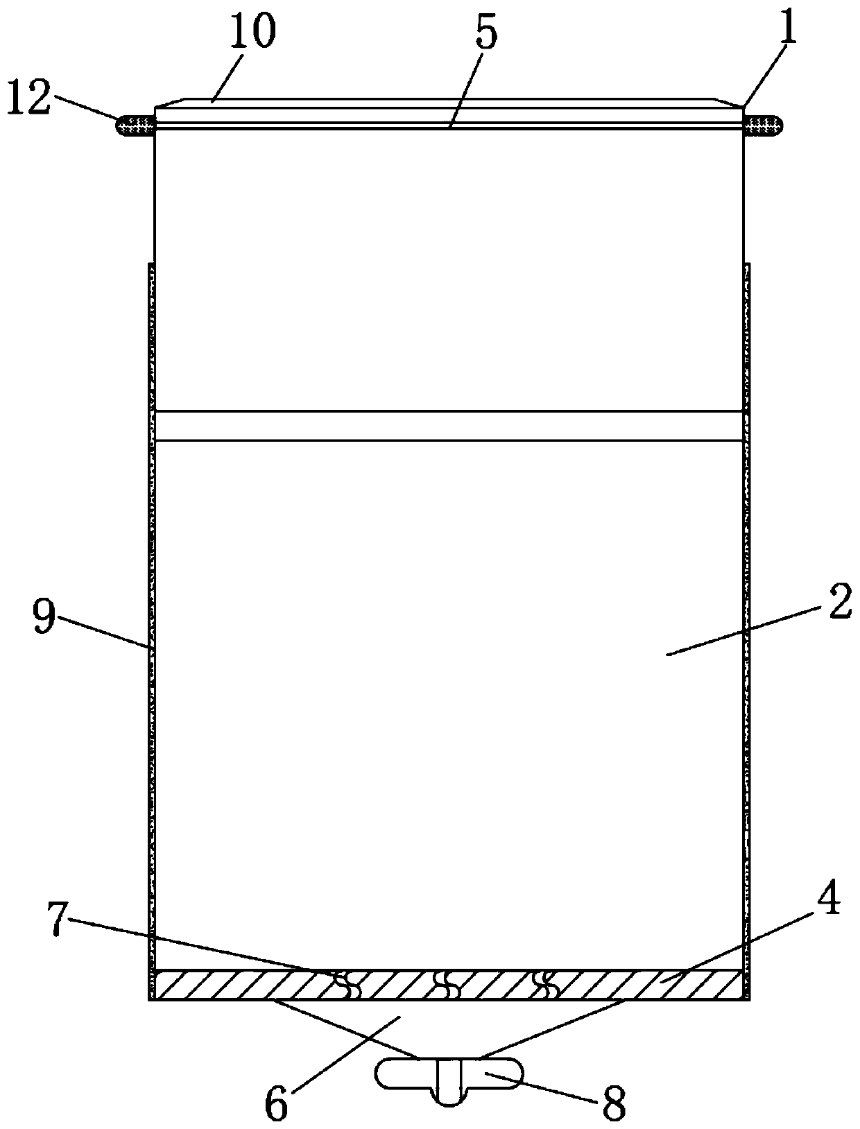 High-preservation-degree fresh food packing bag manufactured by natural plant fibers