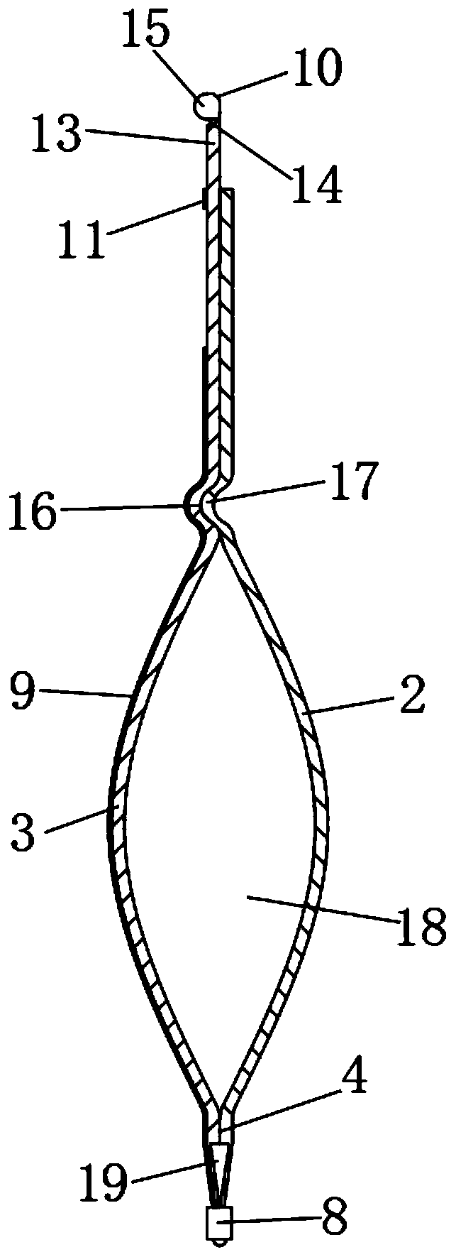 High-preservation-degree fresh food packing bag manufactured by natural plant fibers