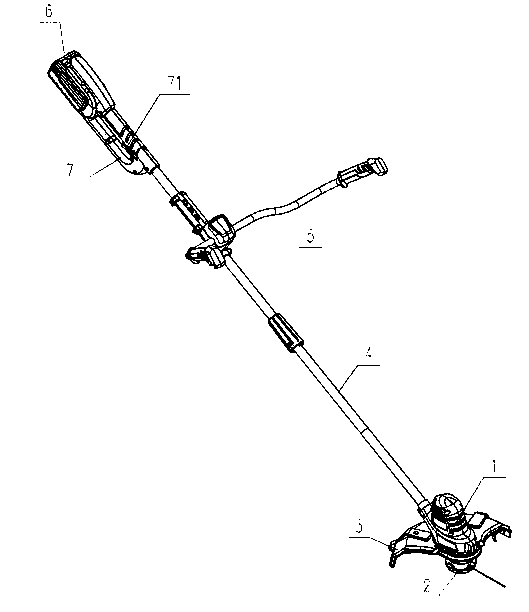Handle assembly and electric tool using same