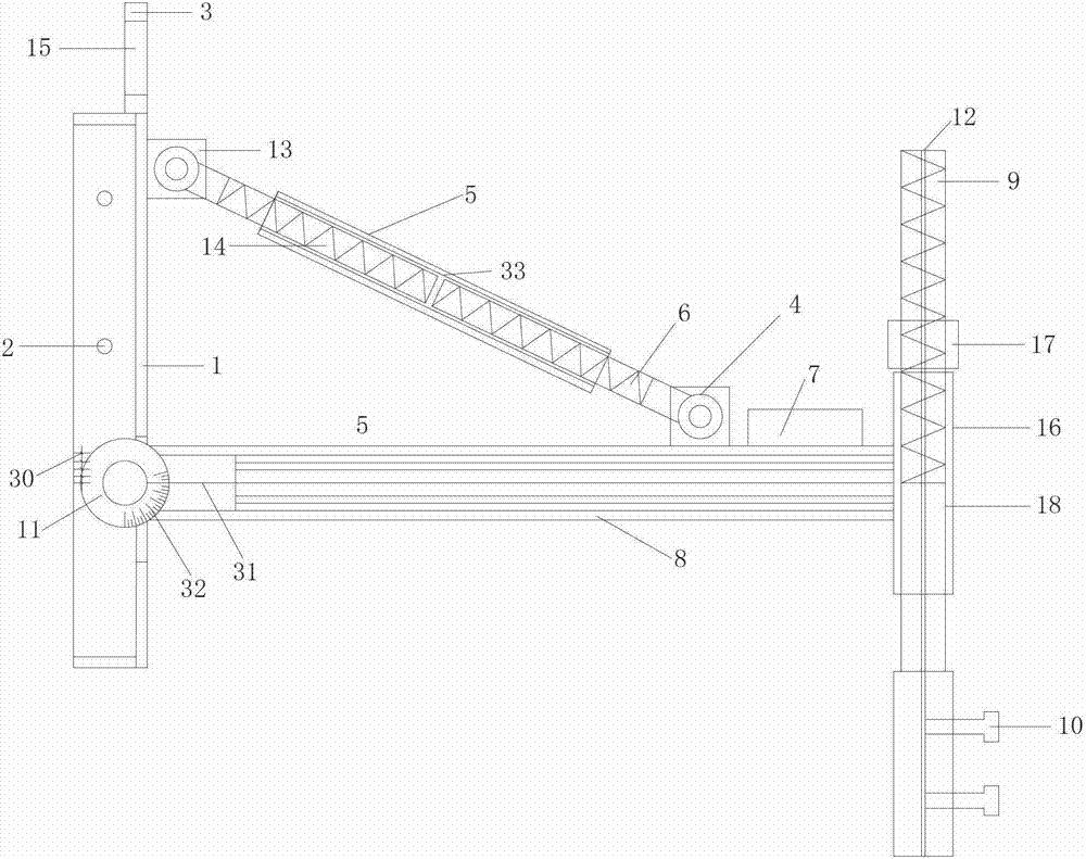 Multifunctional position line hanging device