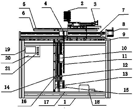 Axial diode automatic combing machine