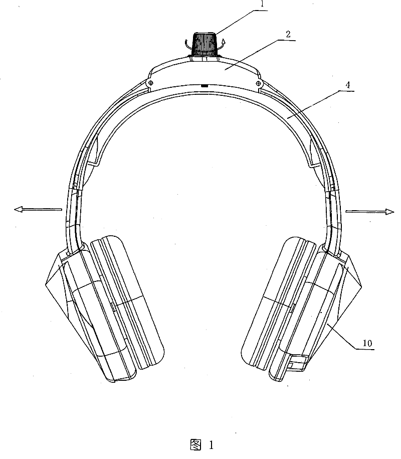 Earphone microphone capable of adjusting clamping force