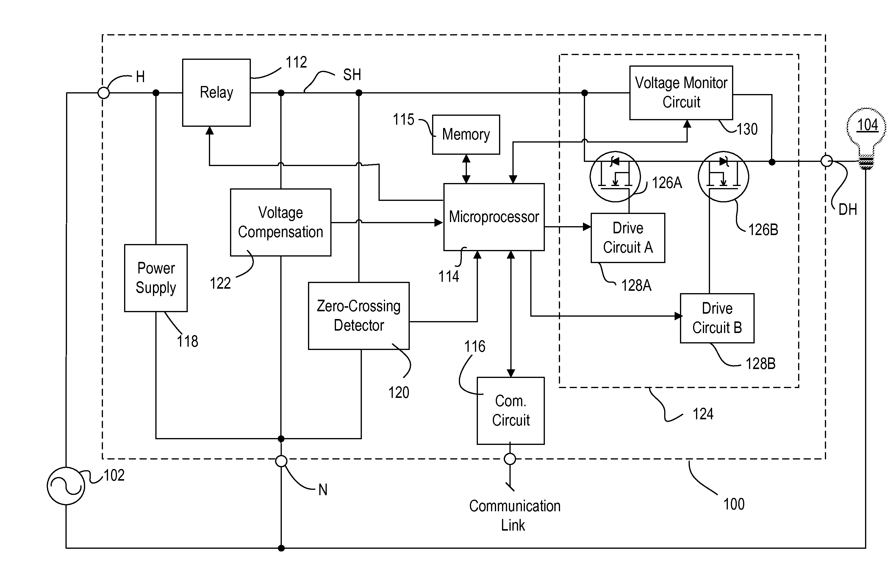Method of Detecting a Fault Condition of a Load Control Device