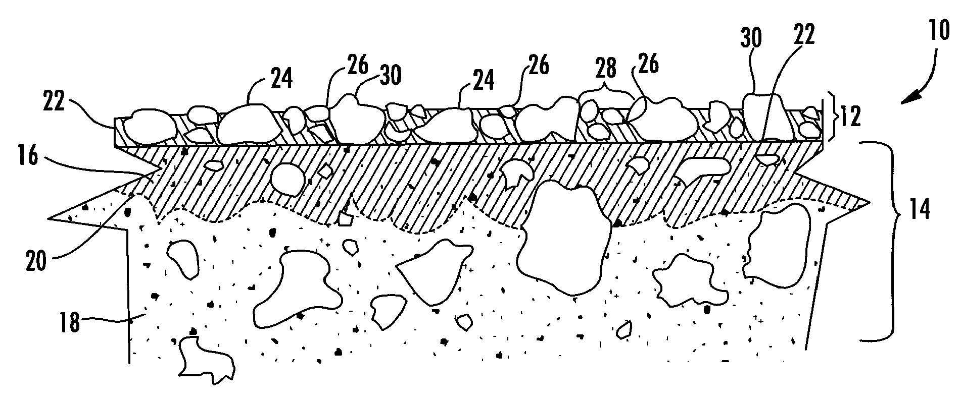 Composition and process of using an asphalt emulsion to convert an unpaved surface into a paved surface