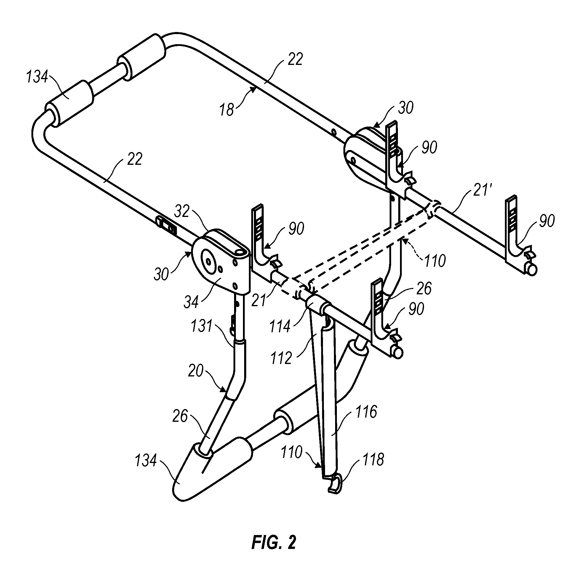 Anti-sway arrangement for cargo on a load carrier