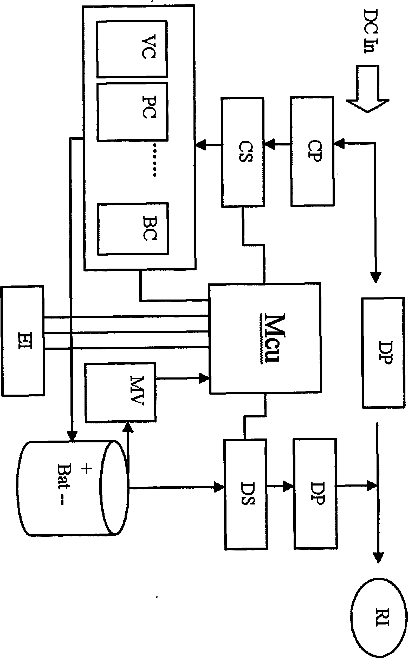Device and method for intelligently charging and discharging storage battery