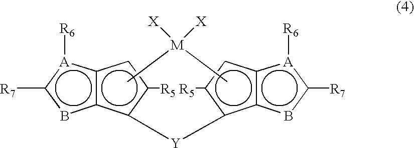 Metallocene compounds, production process for olefin polymers using catalysts containing them and olefin polymers produced by the production process