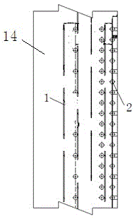 Medium-thickness coal seam gob-side entry retaining method and support system