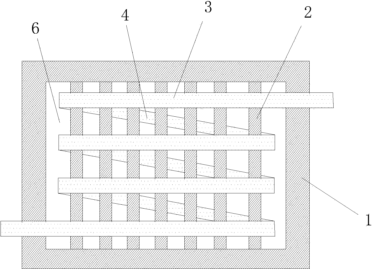 Three-dimensional integrated inductance structure
