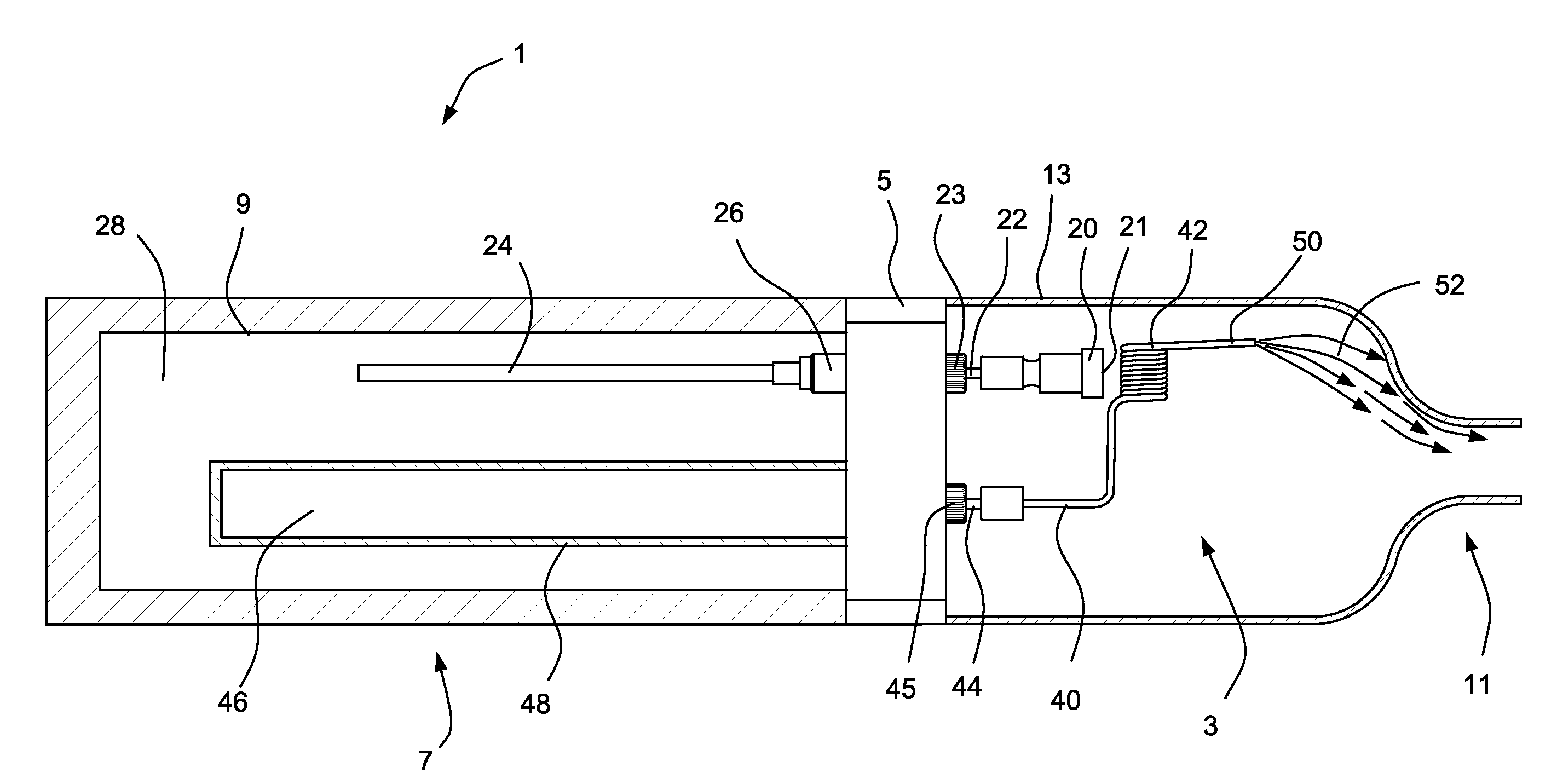 System and method for vaporizing fluids by combustion