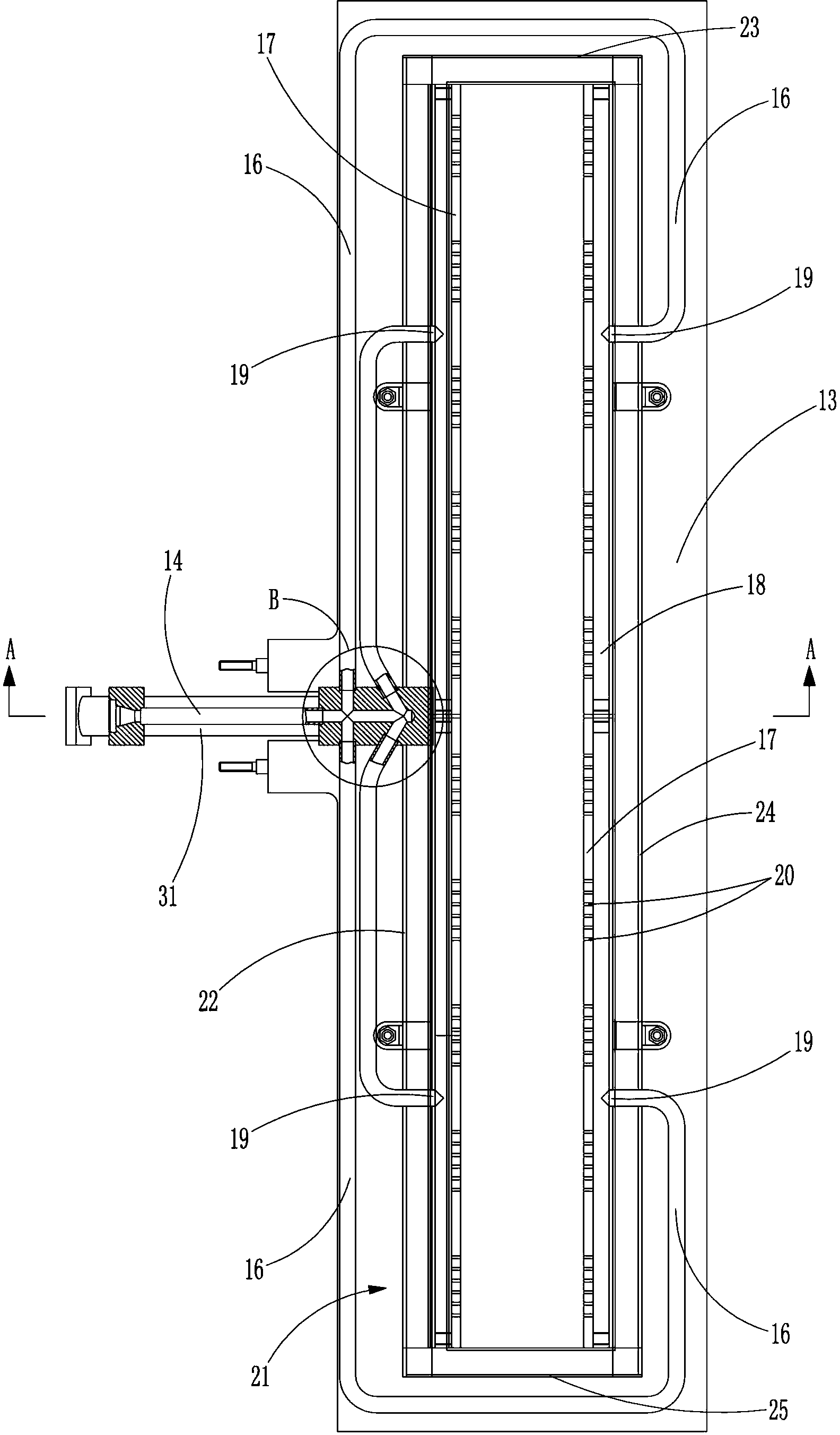 Plate-cleaning device for spinneret plate