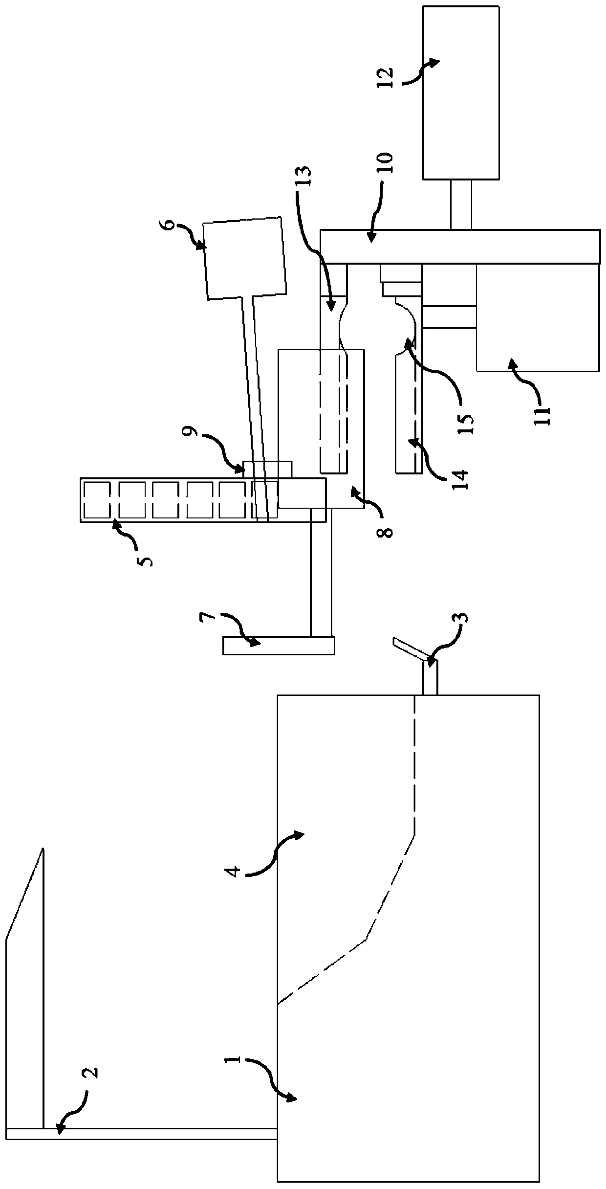 Automobile oil can hose and C ring assembling device and assembling method thereof