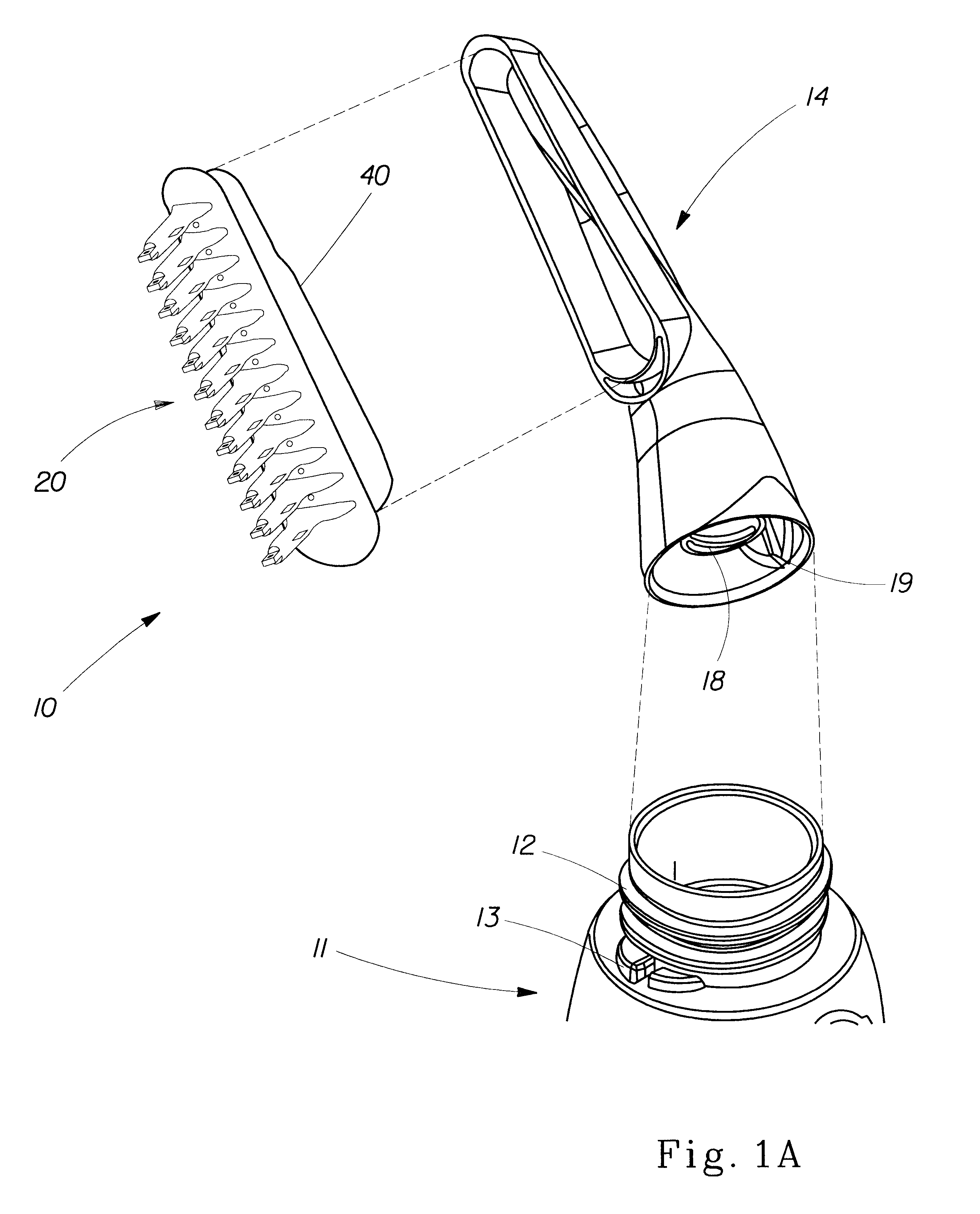 Applicator for applying liquid products to hair