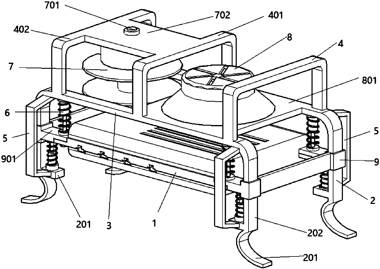 Computer peripheral router structure with automatic network cable winding function