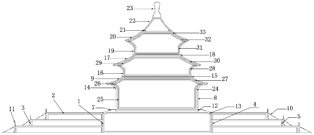 Assembling artistic component with practicability